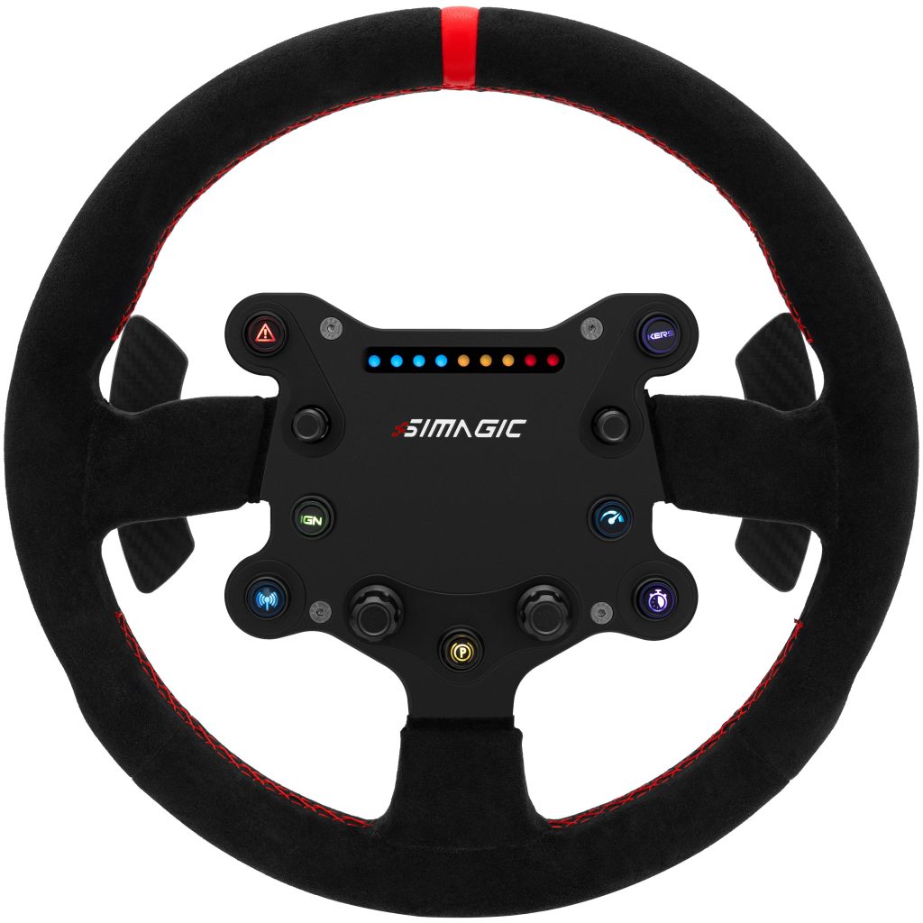Simagic GTS steering wheel with quick release - Alcantara, 30 cm : image 1