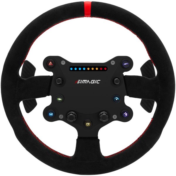 Simagic GTS steering wheel with quick release – Alcantara, 30 cm