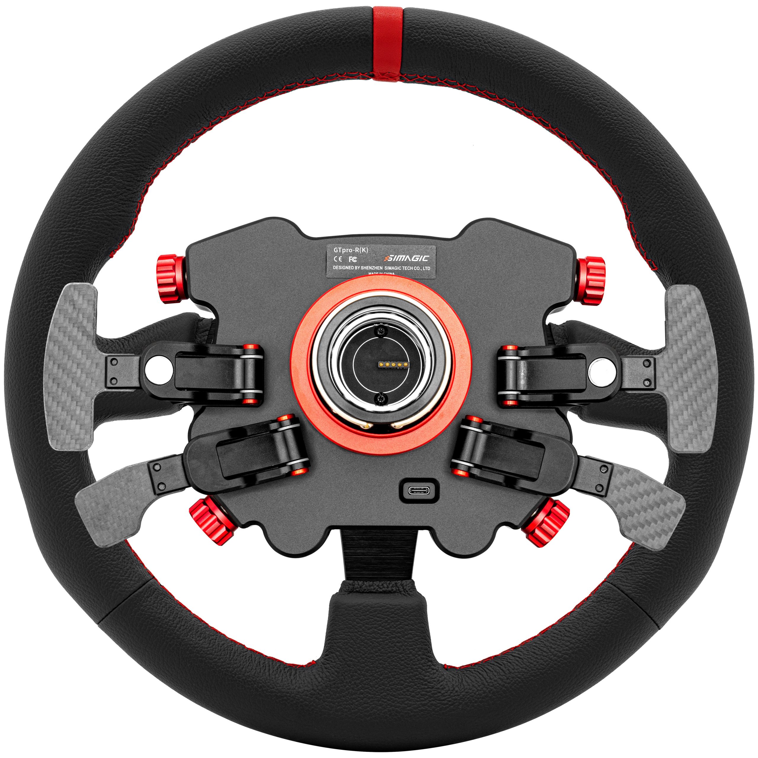 Simagic GT1 steering wheel with Pro HUB / Knob - Leather : image 2
