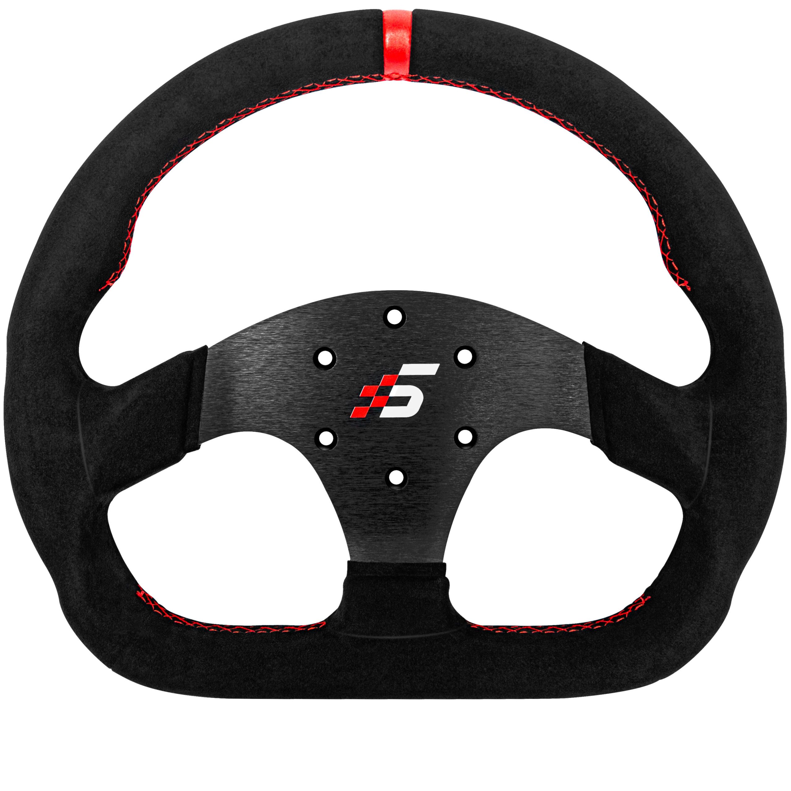Simagic P-325D steering wheel rim - Alcantara, 325mm : image 1