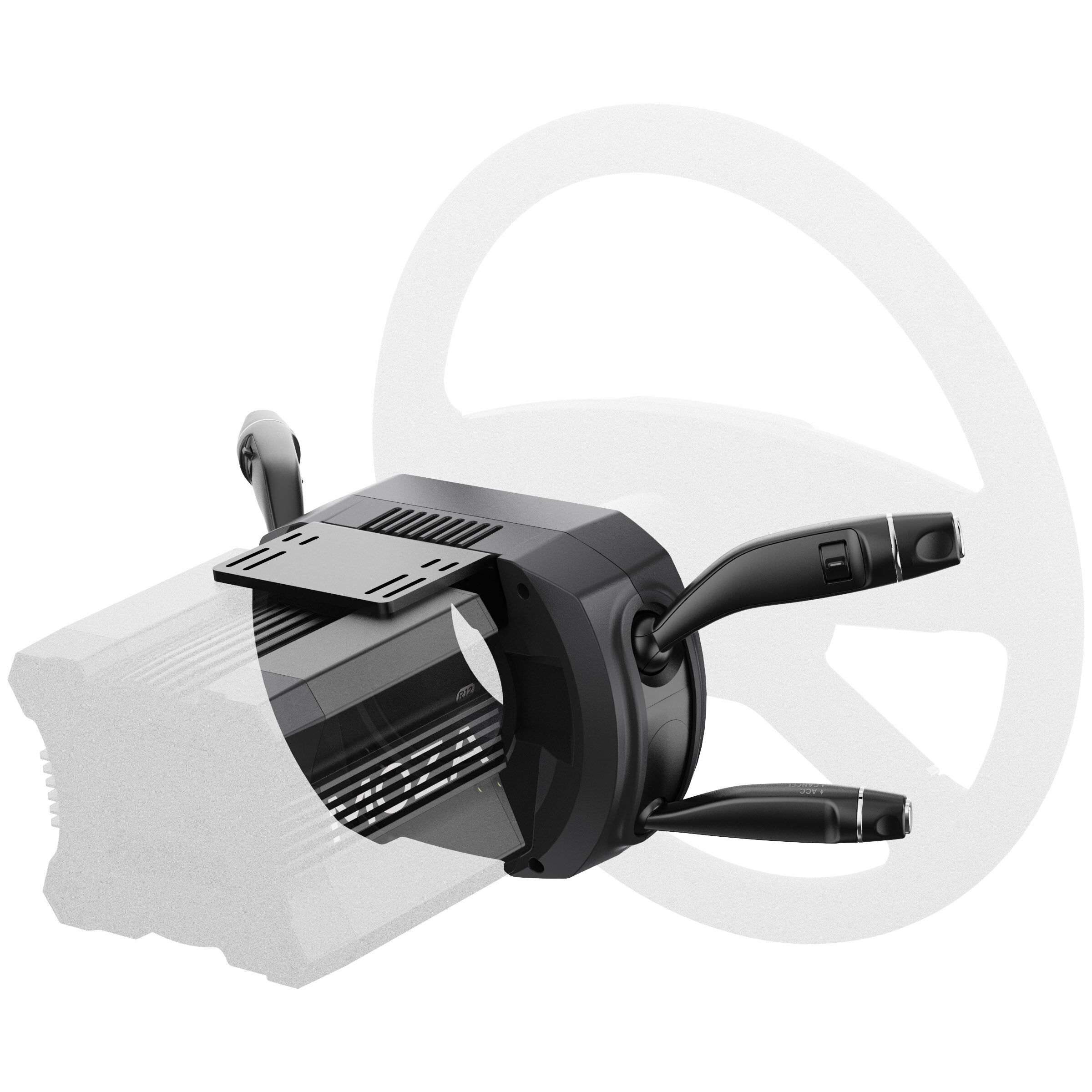 MOZA multifunctional steering column, 28 switches - black