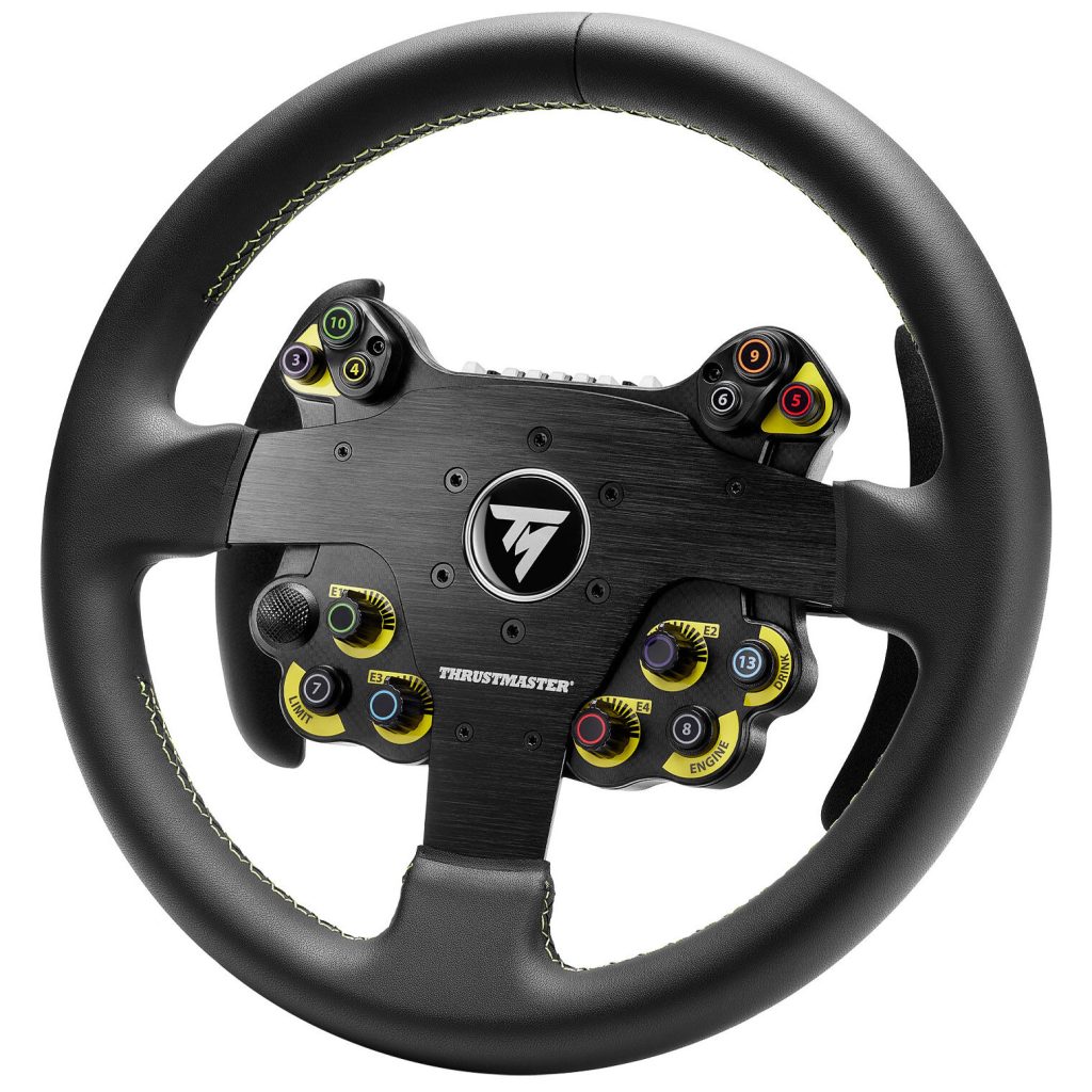 Thrustmaster EVO Racing 32R Leather Steering Wheel â€“ Black : image 1