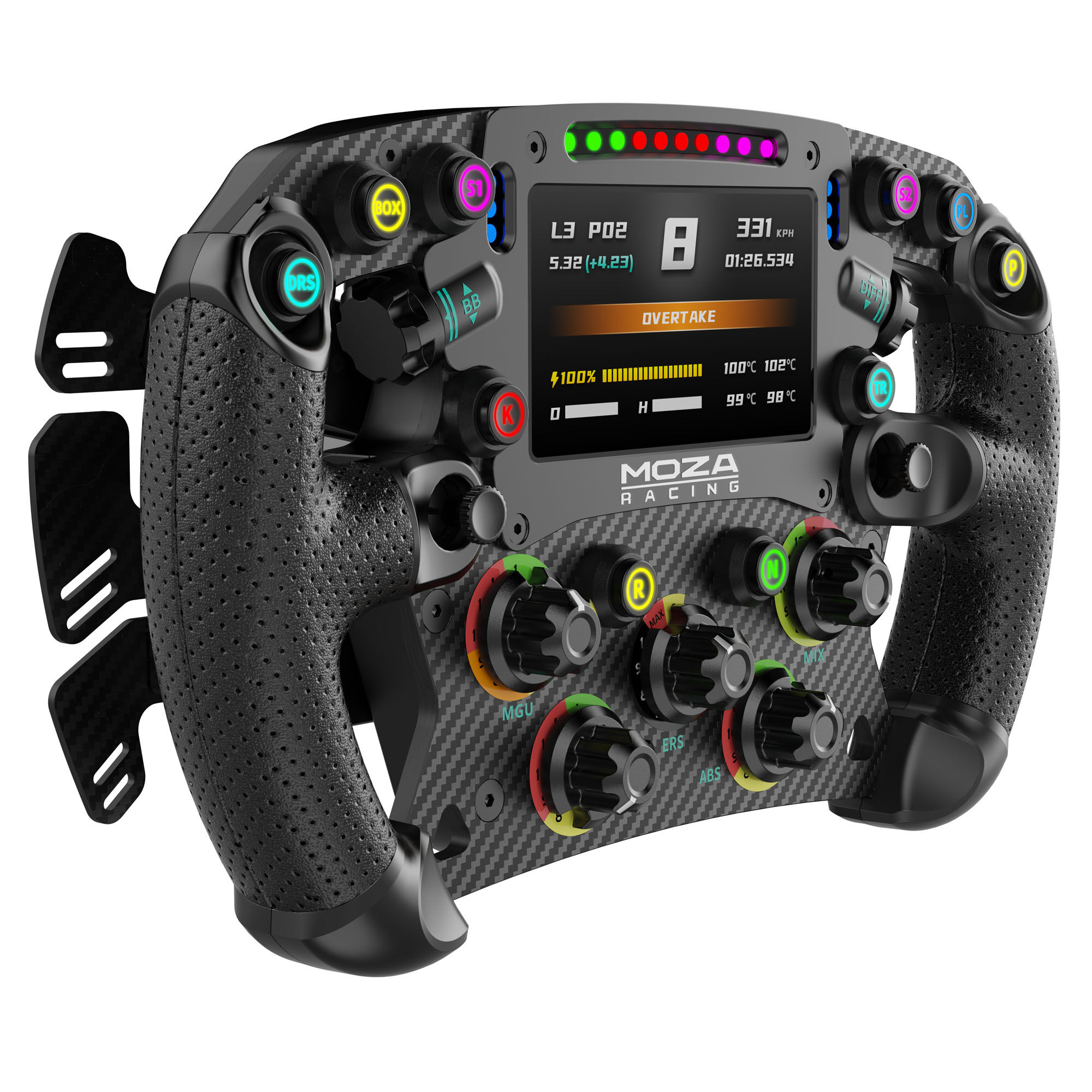 MOZA FSR2 High-end Formula Steering Wheel (28 cm)