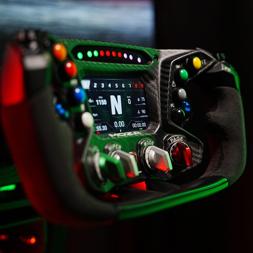 MOZA x Automobili Lamborghini ESSENZA SCV12 steering wheel
