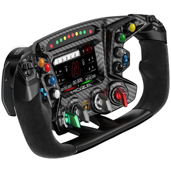 MOZA x Automobili Lamborghini ESSENZA SCV12 steering wheel