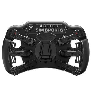 Asetek SimSports Invicta Formula Steering Wheel, 4.3-inch LCD, USB-C - Red on Black Edition : image 3