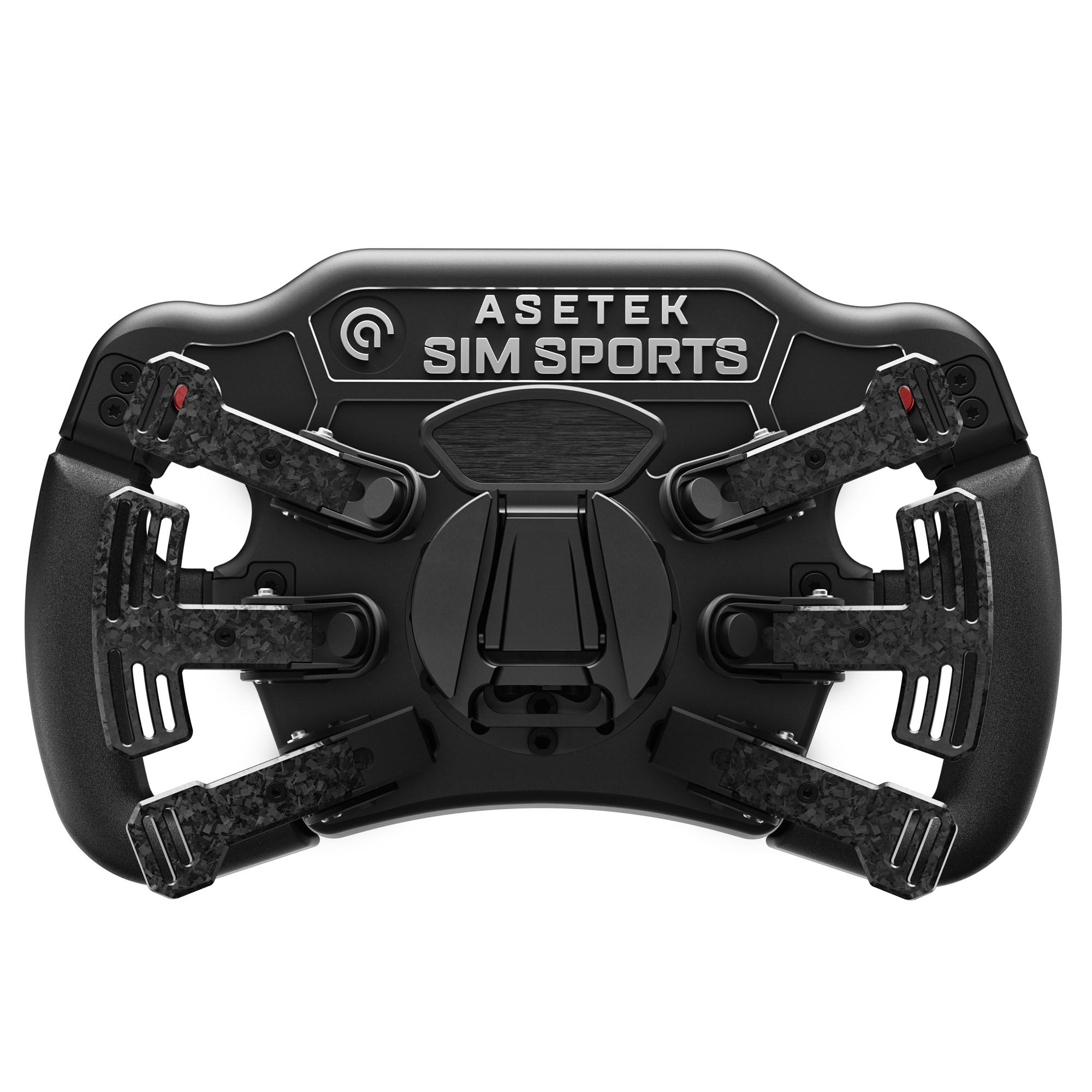 Asetek SimSports Invicta Formula Steering Wheel, 4.3-inch LCD, USB-C - Red on Black Edition : image 3