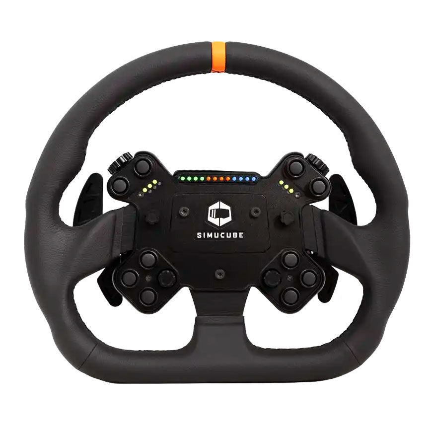 Simucube Valo GT-23 Wireless Wheel (32 cm) - Leather, black : image 1