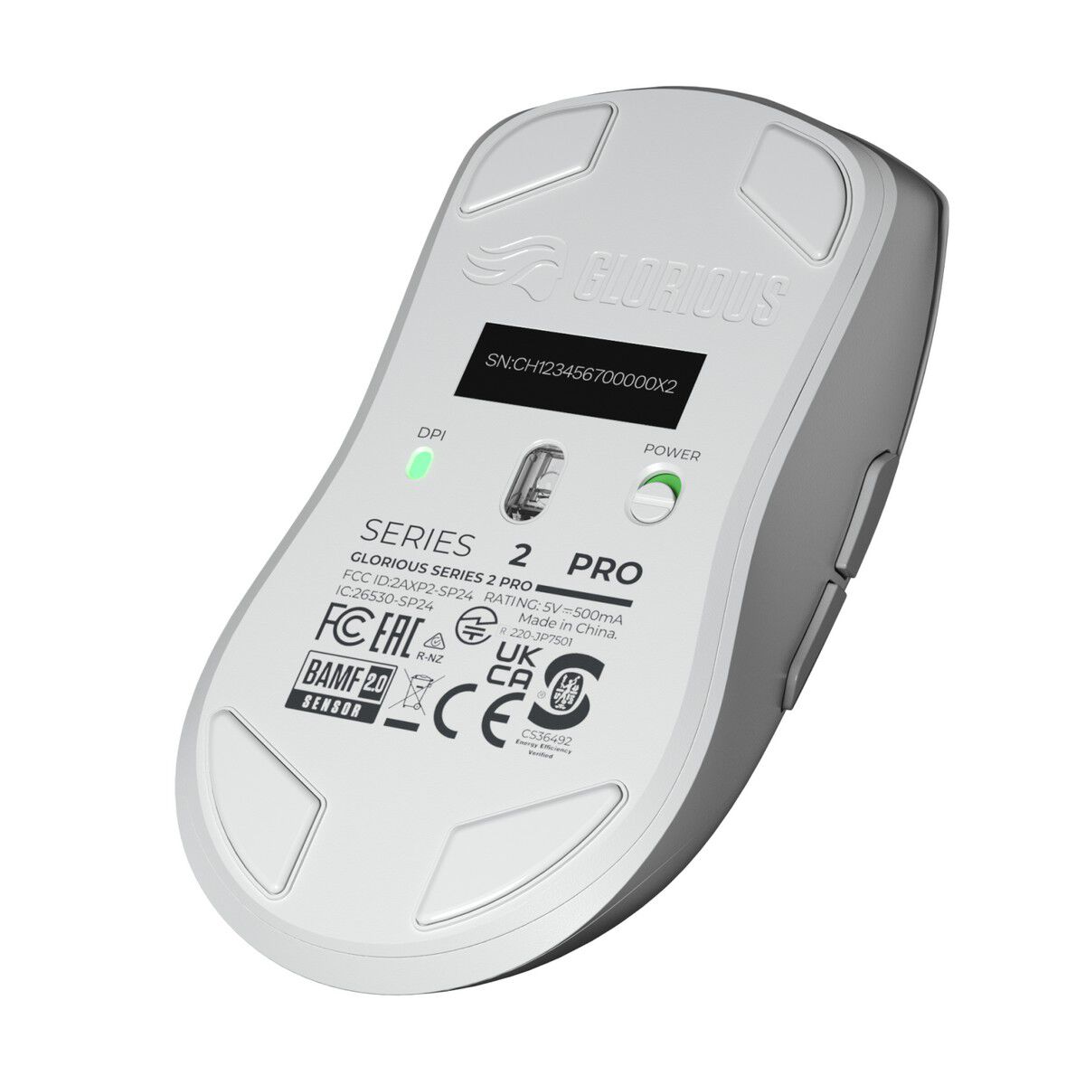 Glorious Series 2 PRO Wireless Gaming Mouse - white