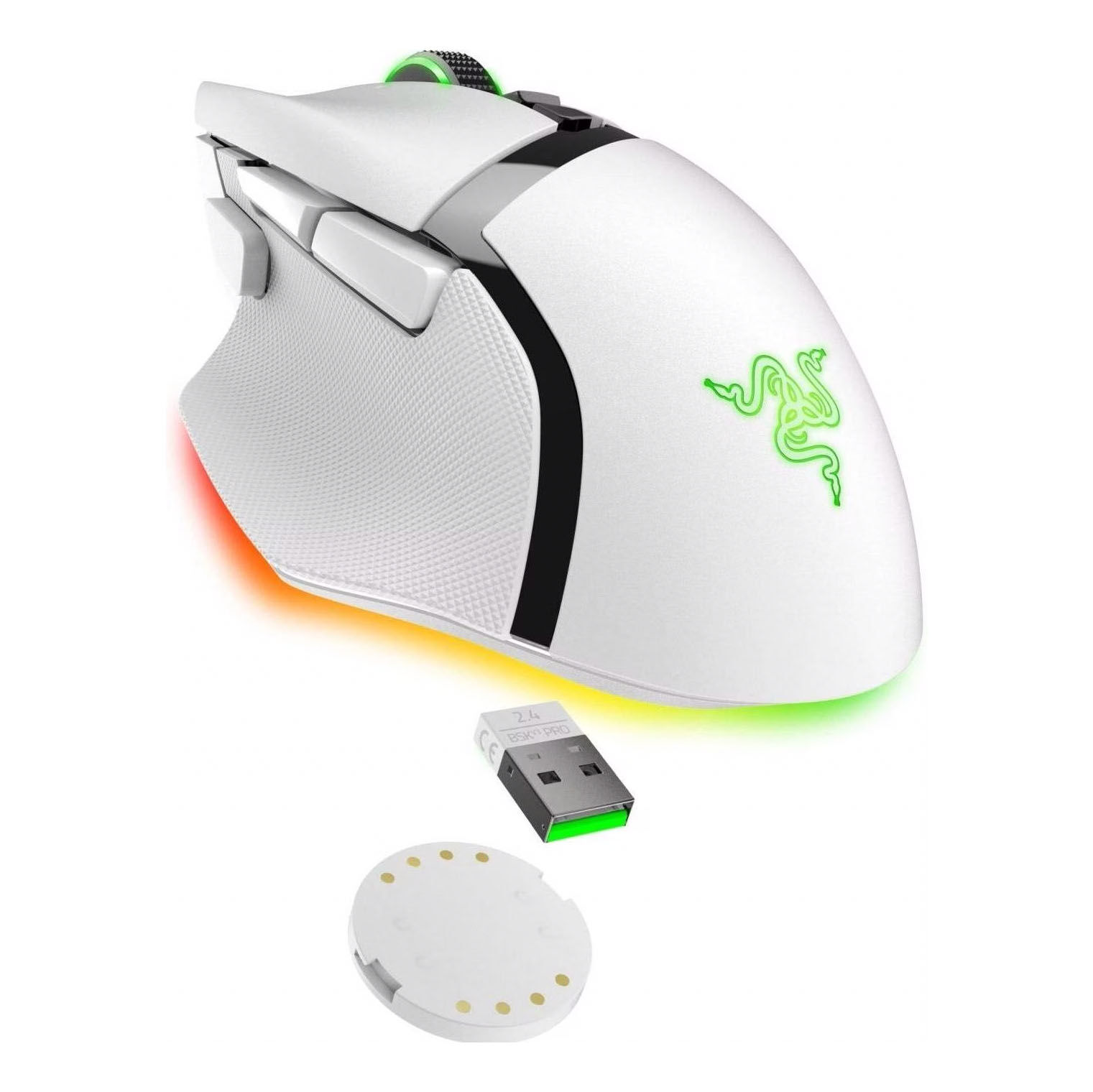 Razer Basilisk V3 Pro 35K Wireless RGB Gaming Mouse - White : image 5