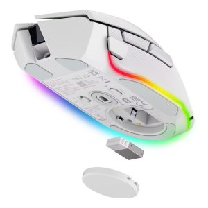 Razer Basilisk V3 Pro 35K Wireless RGB Gaming Mouse - White : image 7