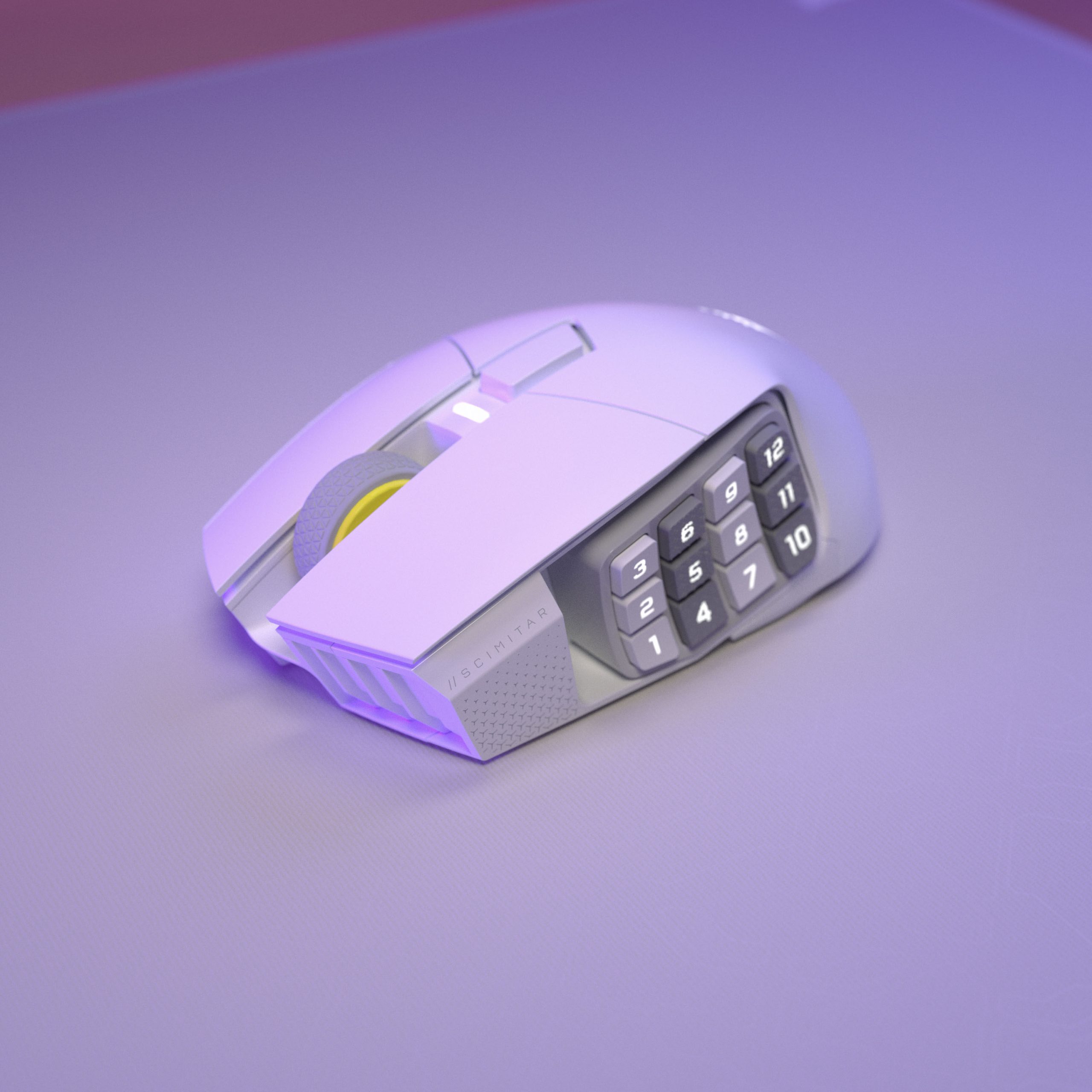 Corsair Scimitar Elite Wireless SE Gaming Mouse - White