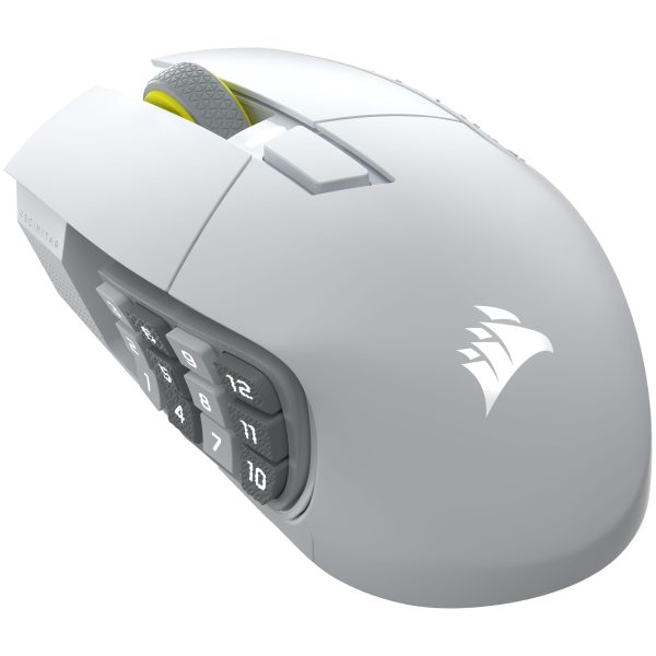 Corsair Scimitar Elite Wireless SE Gaming Mouse – White