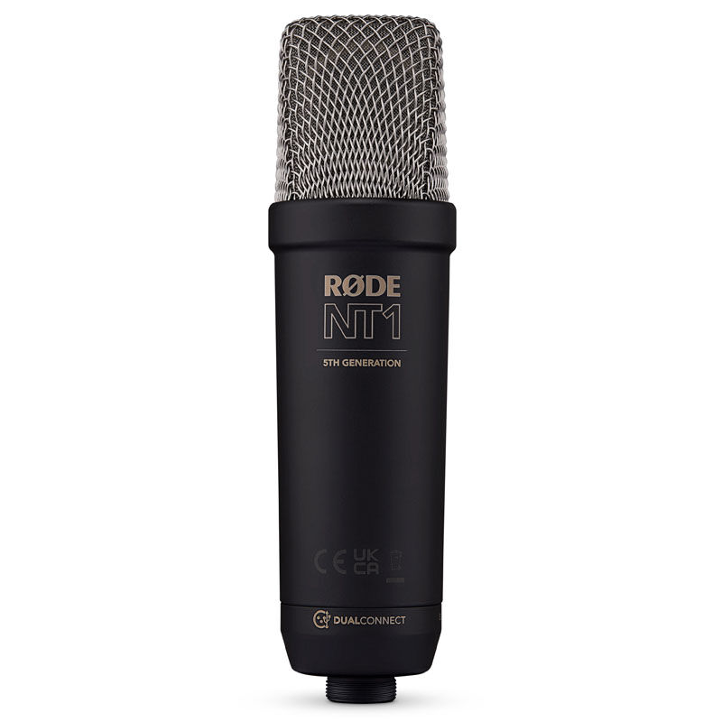 Rode NT1 5th Generation Large Diaphragm Condenser Microphone - Black