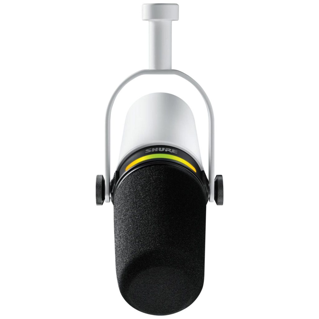 Shure MV7+-K Podcast Microphone XLR/USB - white