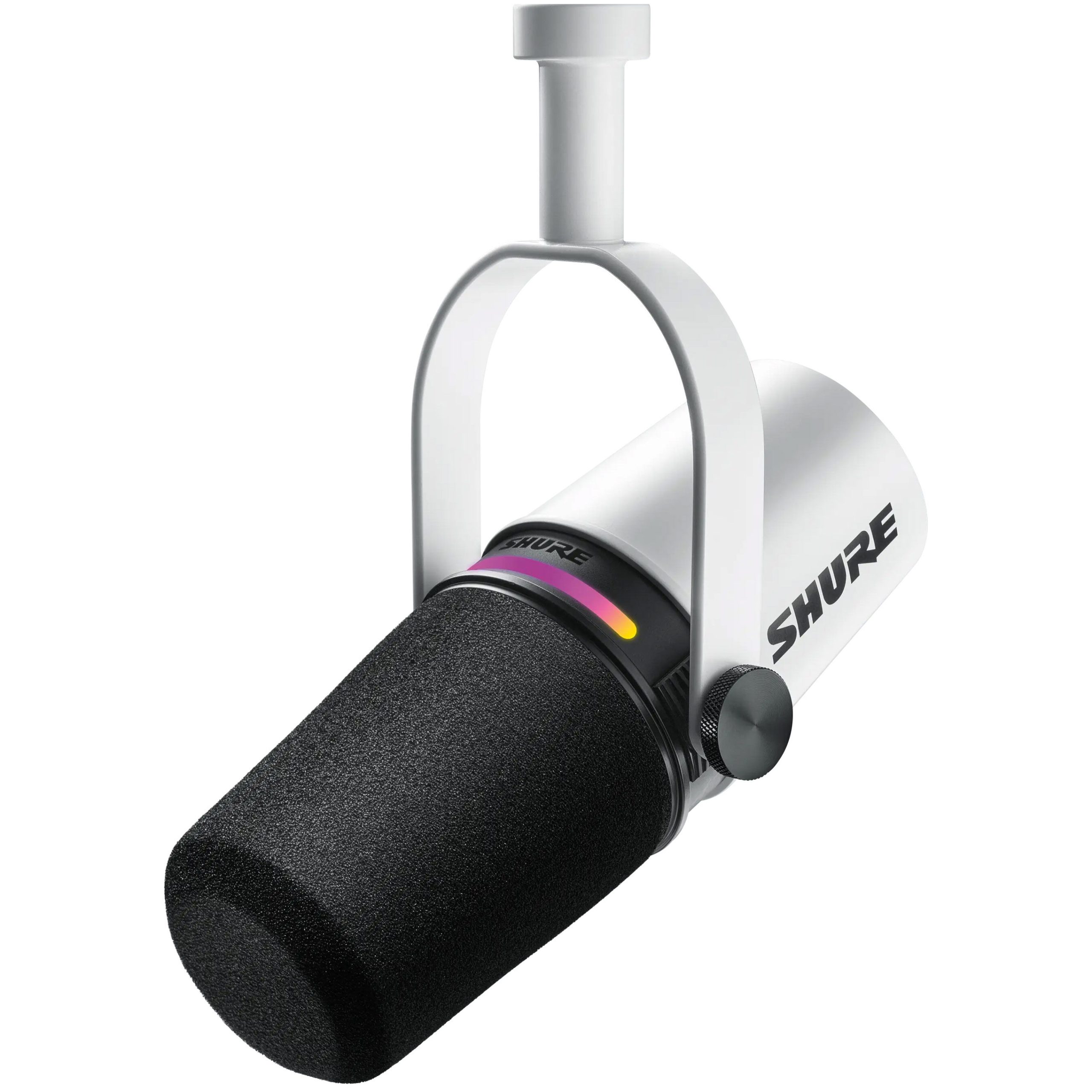 Shure MV7+-K Podcast Microphone XLR/USB - white