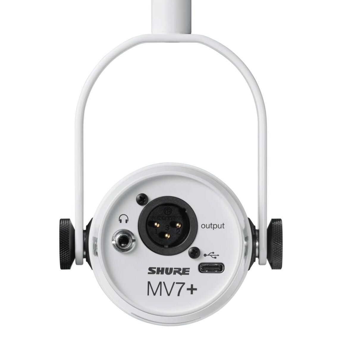 Shure MV7+-K Podcast Microphone XLR/USB - white