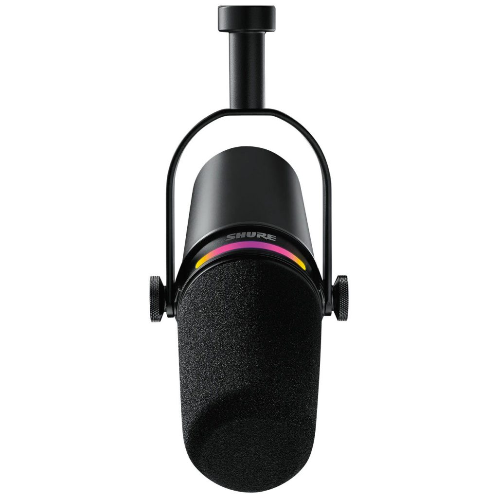 Shure MV7+ Podcast Microphone XLR/USB Bundle - Black with Stand ...