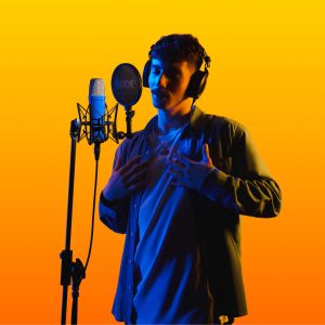 Rode NT1 Signature Cobalt, large diaphragm condenser microphone - cobalt blue