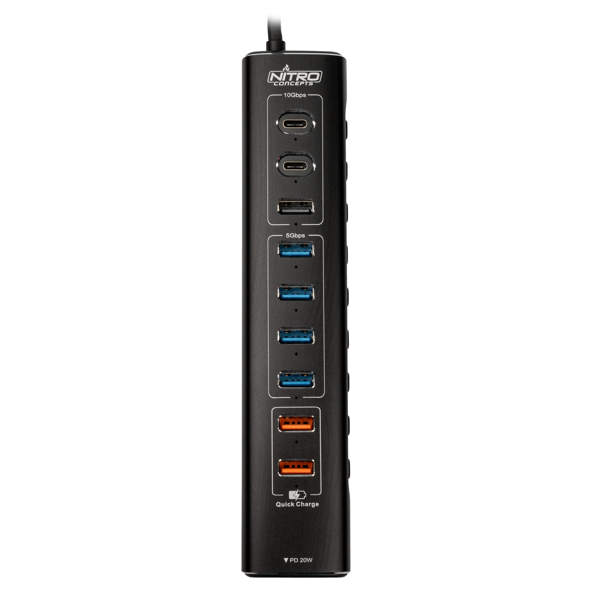 Nitro Concepts UH1 10-Port HYBRID USB HUB : image 2