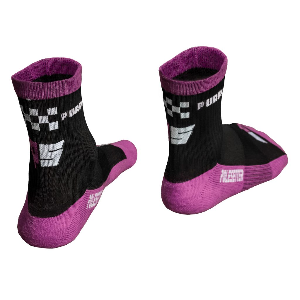 Polesetter Sim Socks Purple Time - with grips, one size : image 5