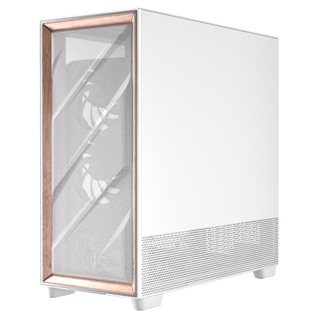 Antec Flux Pro PC Case, Full-Tower, E-ATX, Tempered Glass -White