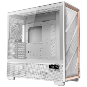 Antec Flux Pro PC Case, Full-Tower, E-ATX, Tempered Glass -White