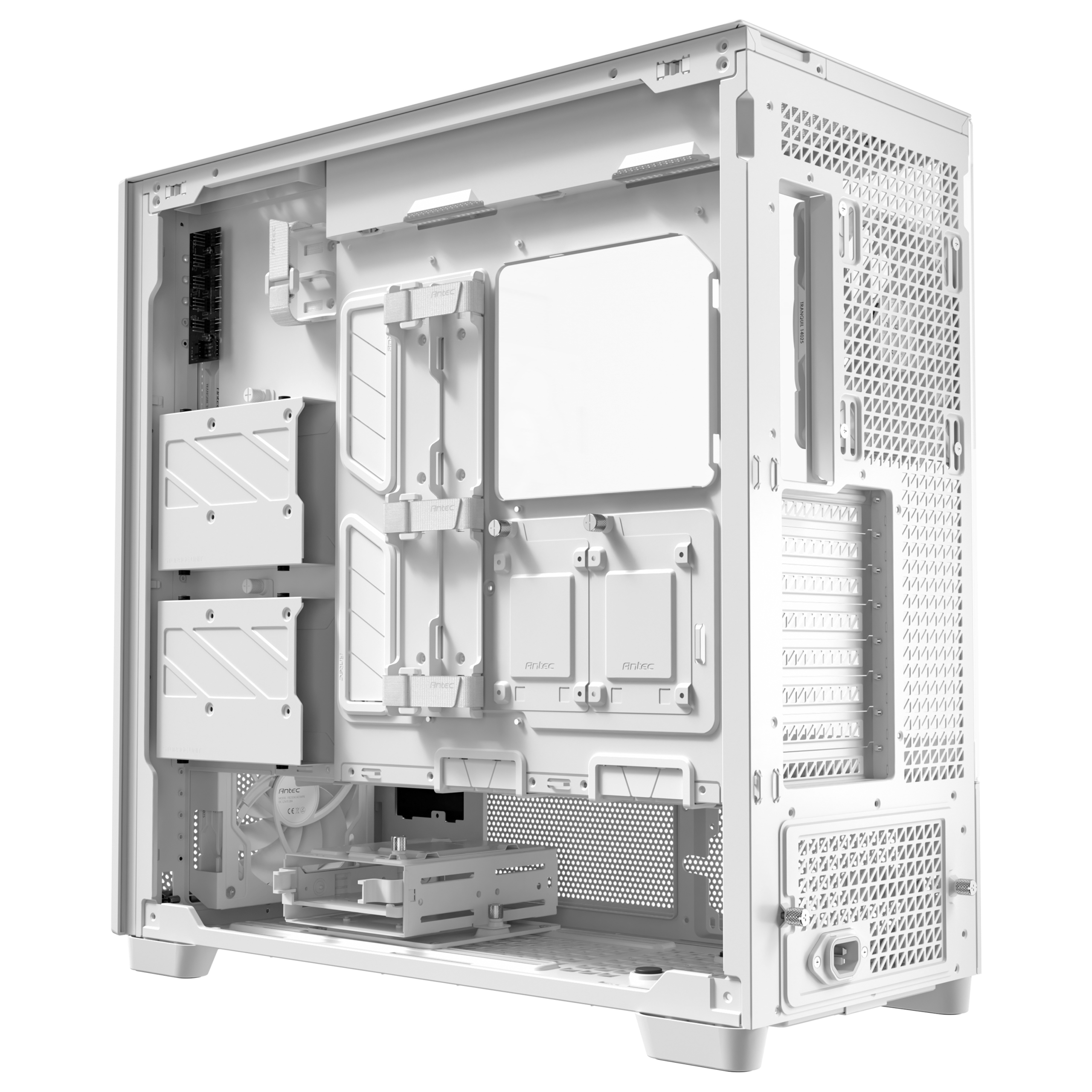 Antec Flux Pro PC Case, Full-Tower, E-ATX, Tempered Glass -White