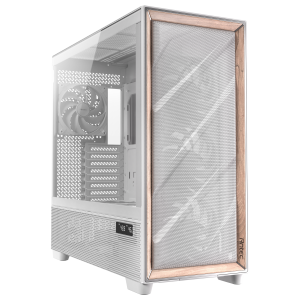 Antec Flux Pro PC Case, Full-Tower, E-ATX, Tempered Glass -White
