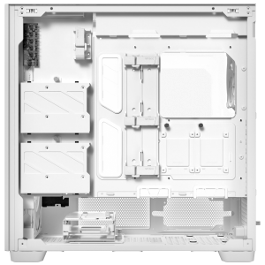 Antec Flux Pro PC Case, Full-Tower, E-ATX, Tempered Glass -White