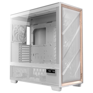 Antec Flux Pro PC Case, Full-Tower, E-ATX, Tempered Glass -White
