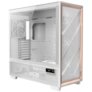 Antec Flux Pro PC Case, Full-Tower, E-ATX, Tempered Glass -White