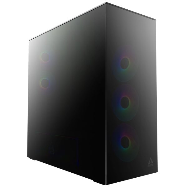 ARCTIC Xtender Mirror PC Case, E-ATX, RGB, Tempered Glass – Black, Mirrored