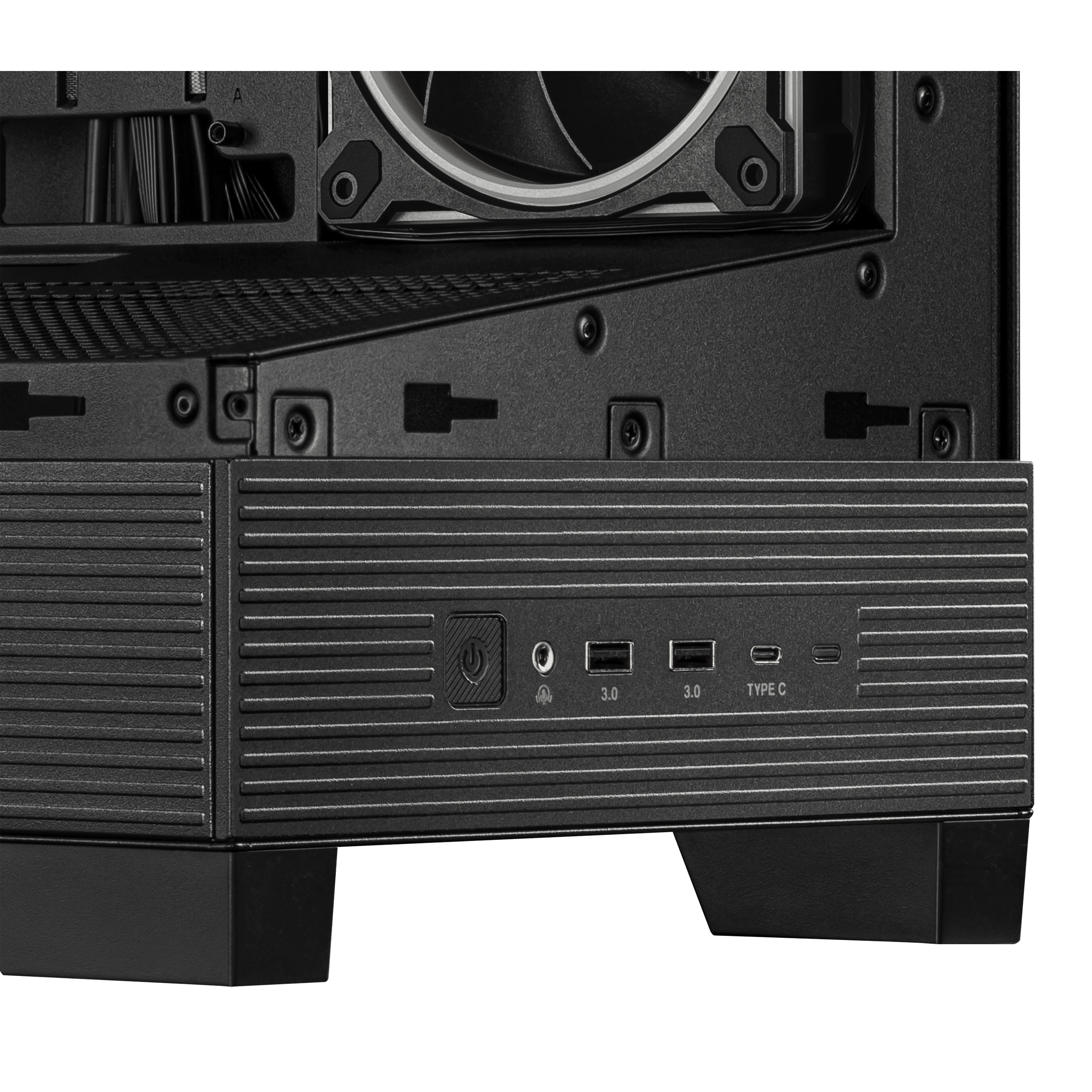 ASUS A31 Plus TG ARGB PC Case, Midi-Tower, ATX, Tempered Glass - Black