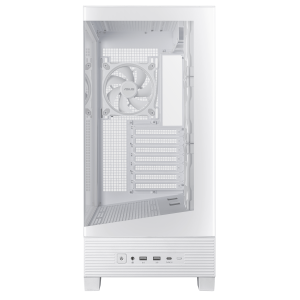 ASUS A31 Plus TG ARGB PC Case, Midi-Tower, ATX, Tempered Glass - White