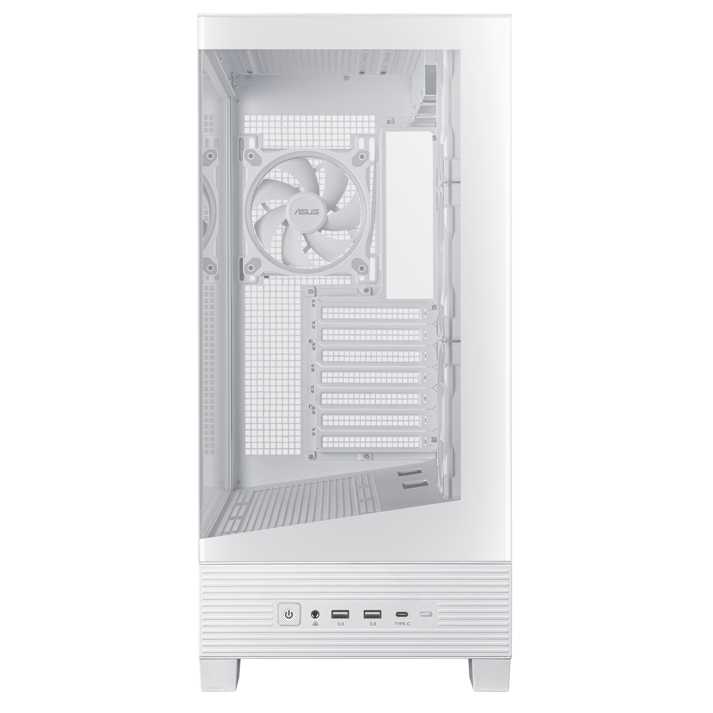 ASUS A31 Plus TG ARGB PC Case, Midi-Tower, ATX, Tempered Glass - White