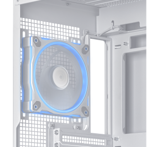 ASUS A31 Plus TG ARGB PC Case, Midi-Tower, ATX, Tempered Glass - White