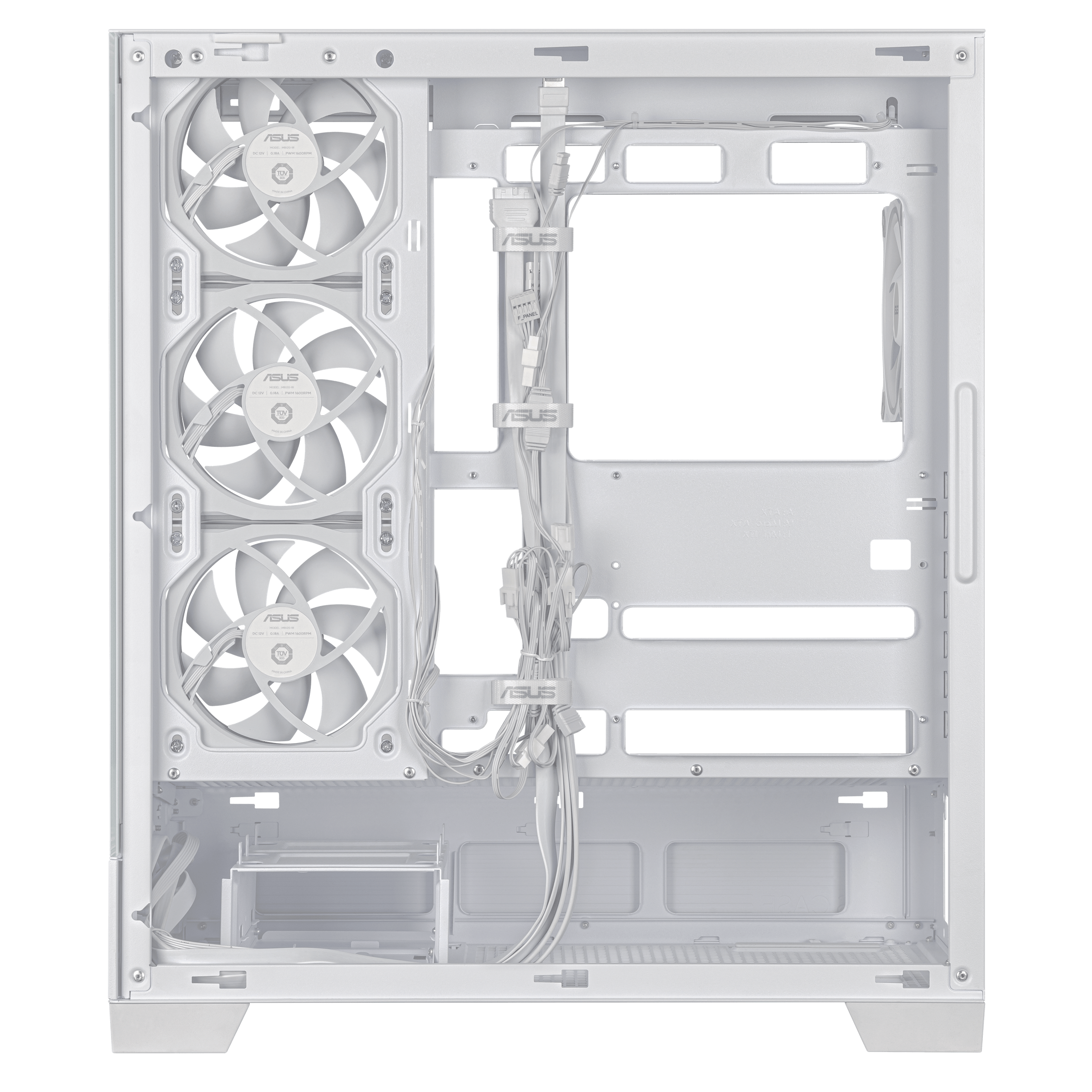 ASUS A31 Plus TG ARGB PC Case, Midi-Tower, ATX, Tempered Glass - White