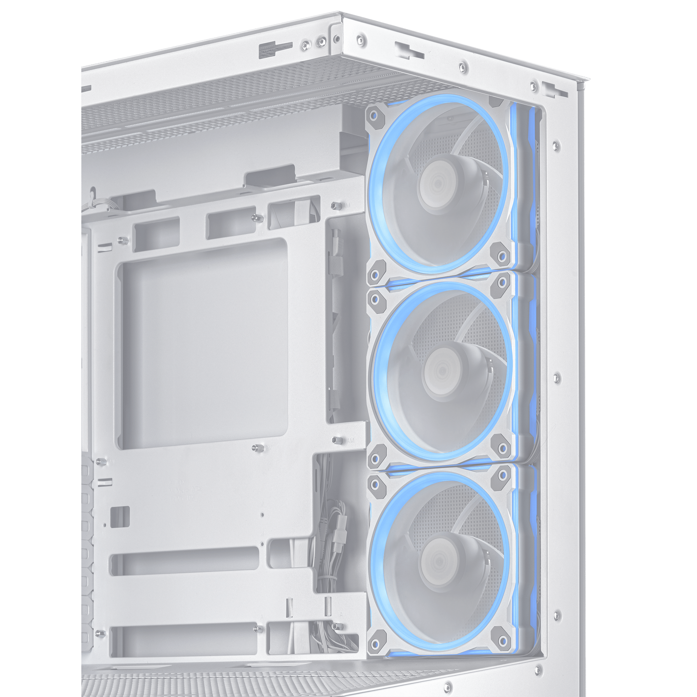 ASUS A31 Plus TG ARGB PC Case, Midi-Tower, ATX, Tempered Glass - White