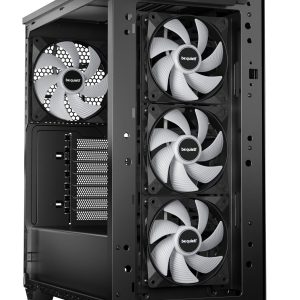 be quiet! Pure Base 501 LX PC Case, Midi-Tower, ATX, Tempered Glass - Black