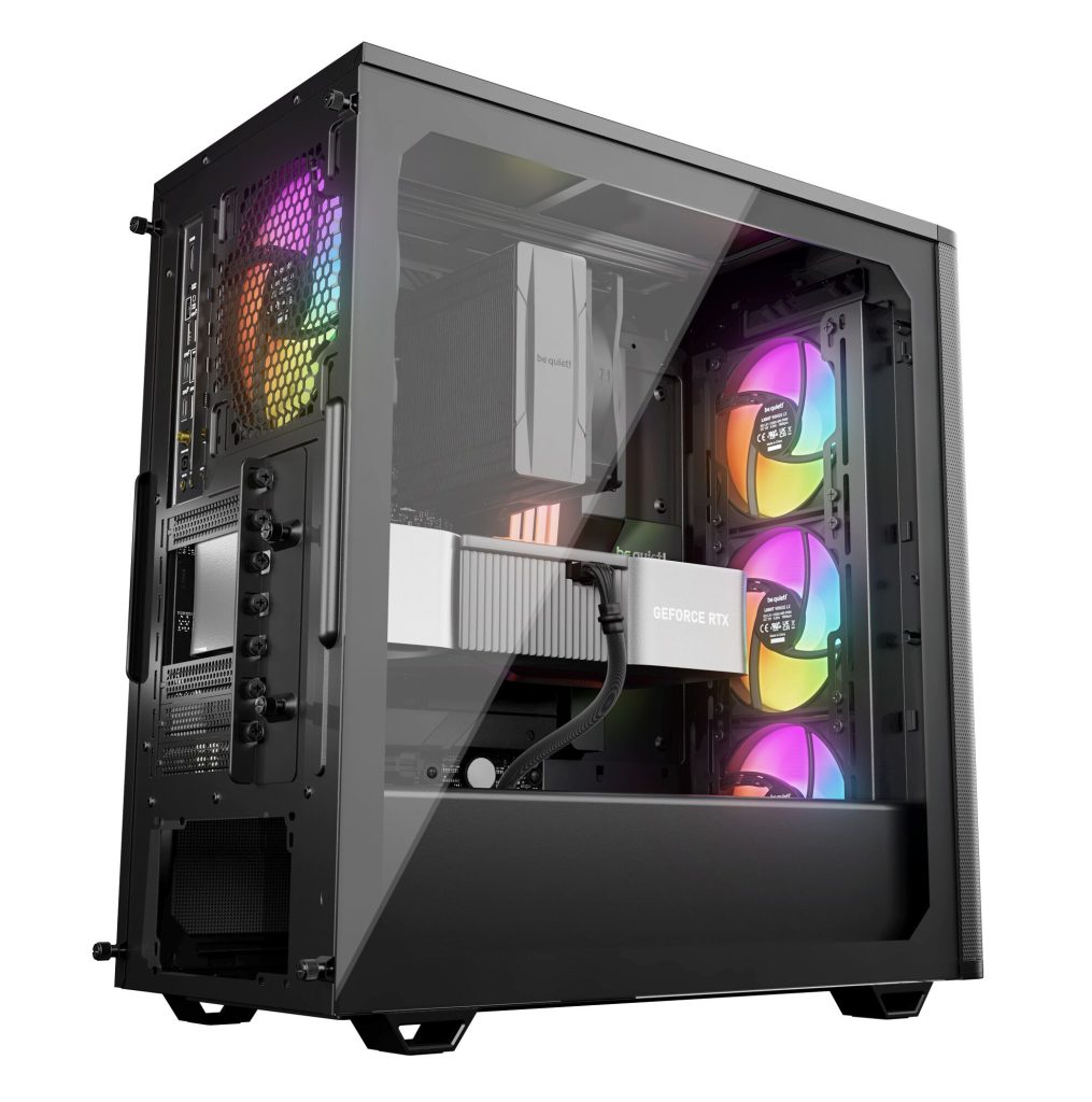 be quiet! Pure Base 501 LX PC Case, Midi-Tower, ATX, Tempered Glass - Black