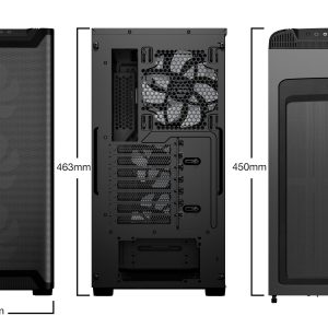 be quiet! Pure Base 501 LX PC Case, Midi-Tower, ATX, Tempered Glass - Black