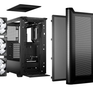 be quiet! Pure Base 501 LX PC Case, Midi-Tower, ATX, Tempered Glass - Black