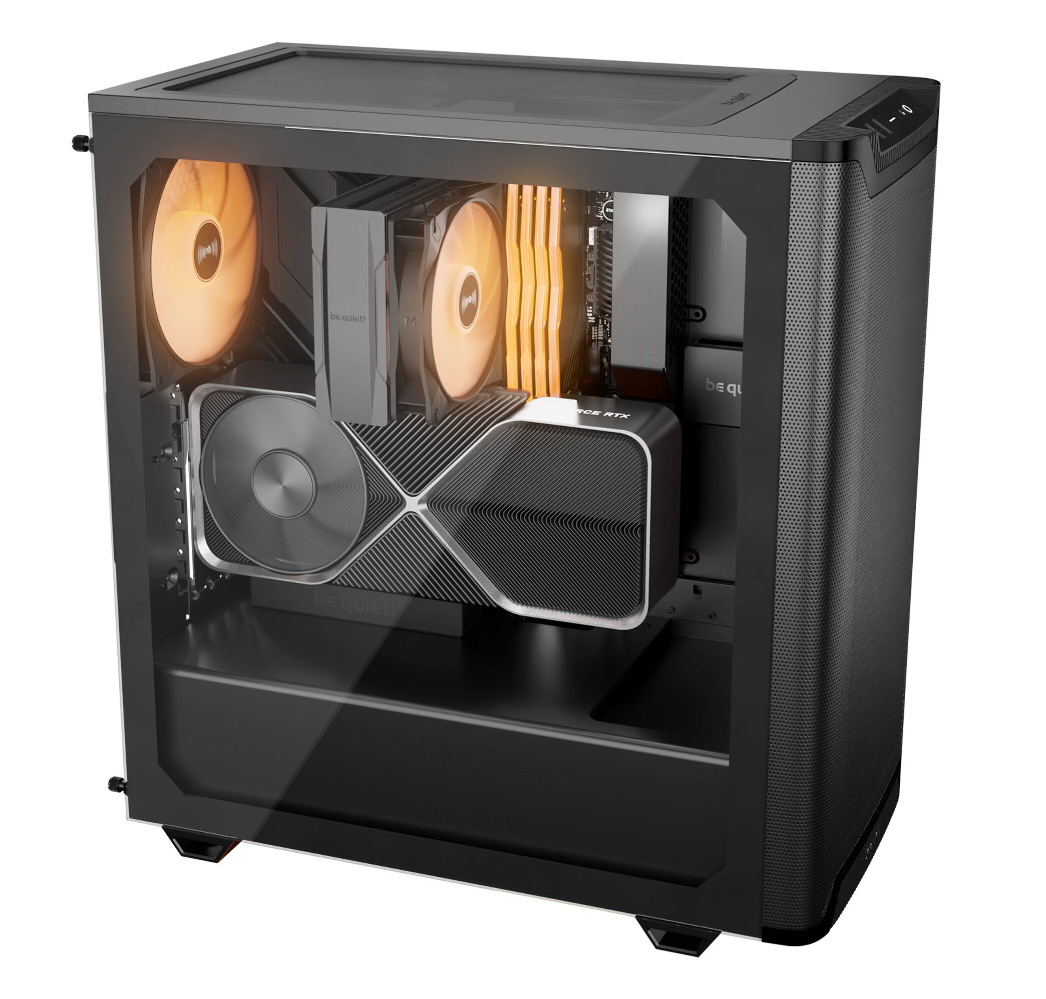 be quiet! Pure Base 501 LX PC Case, Midi-Tower, ATX, Tempered Glass - Black