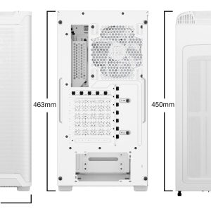 be quiet! Pure Base 501 LX PC Case, Midi-Tower, ATX, Tempered Glass - White