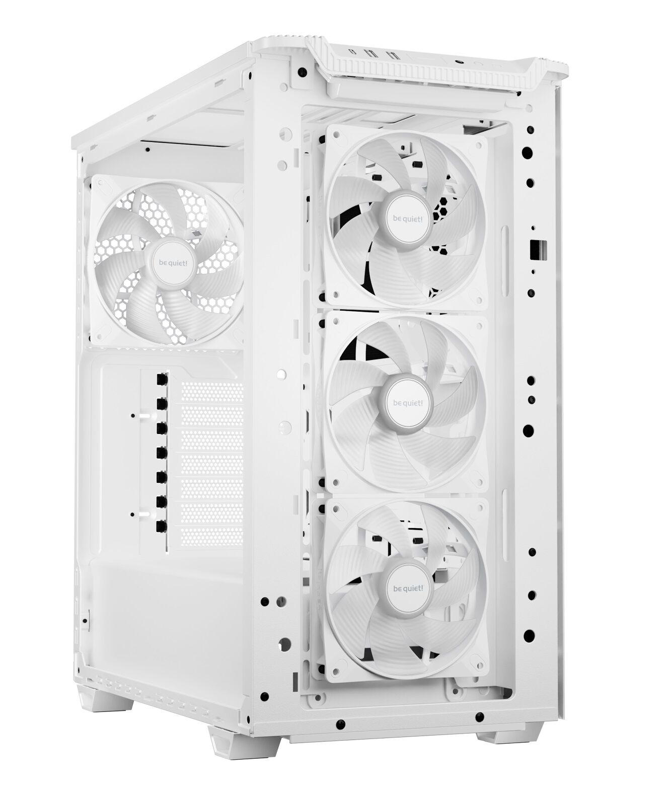 be quiet! Pure Base 501 LX PC Case, Midi-Tower, ATX, Tempered Glass - White