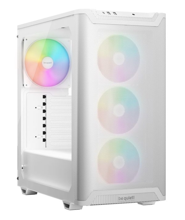 be quiet! Pure Base 501 LX PC Case, Midi-Tower, ATX, Tempered Glass – White