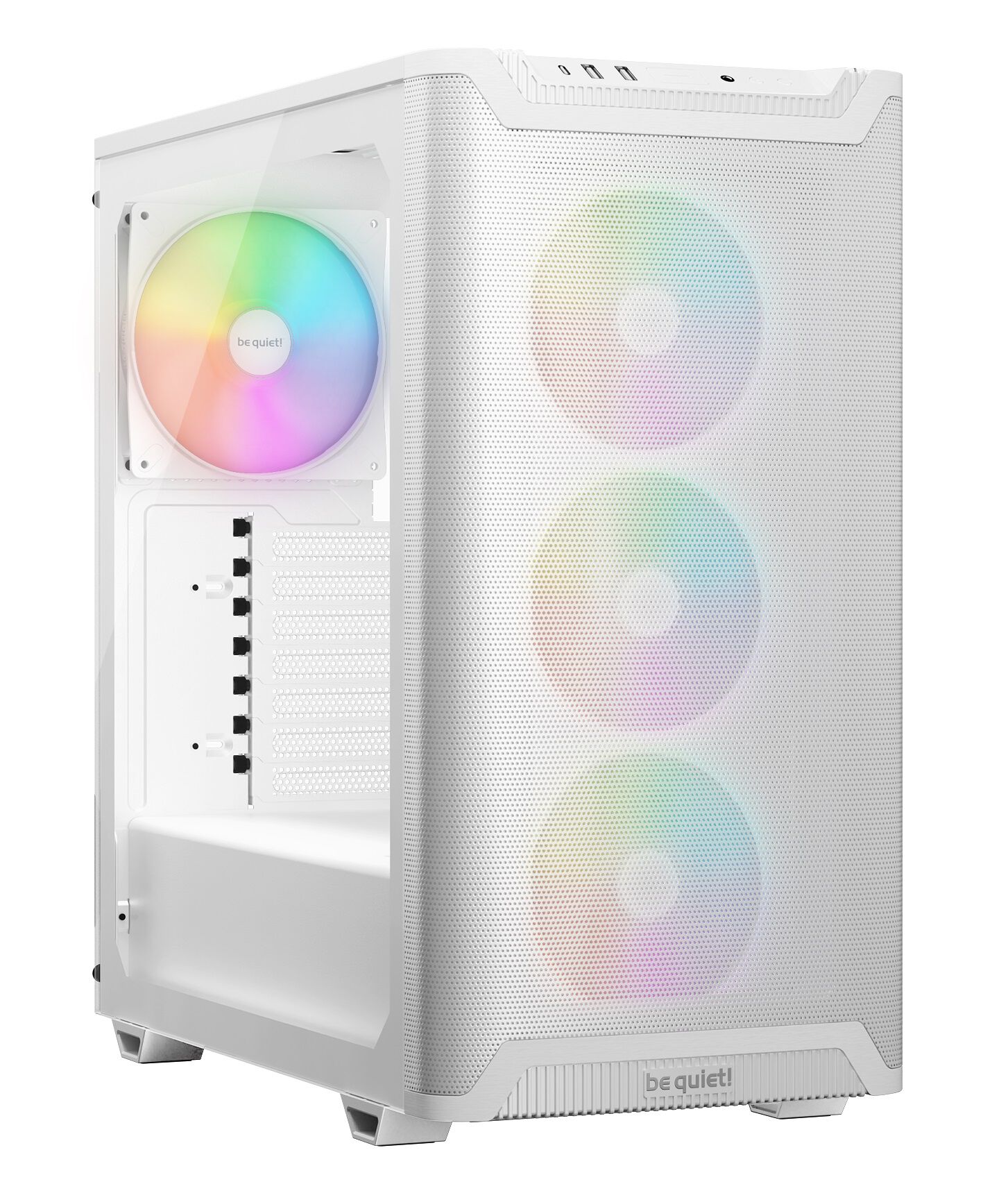 be quiet! Pure Base 501 LX PC Case, Midi-Tower, ATX, Tempered Glass - White