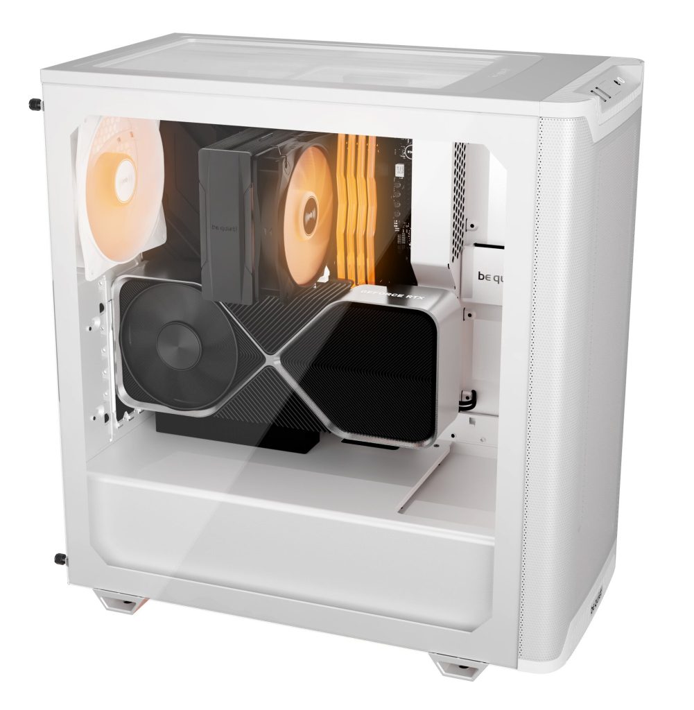 be quiet! Pure Base 501 LX PC Case, Midi-Tower, ATX, Tempered Glass - White