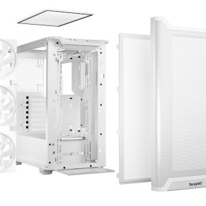 be quiet! Pure Base 501 LX PC Case, Midi-Tower, ATX, Tempered Glass - White